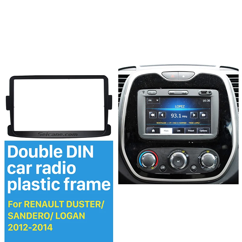 Автомобильный радиоприемник Seicane 2DIN для 2012-2014 RENAULT DUSTER SANDERO LOGAN автомобильный