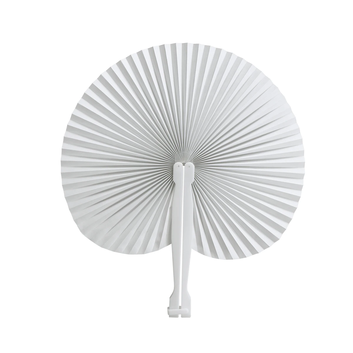 Складной ручной вентилятор Круглая Бумажная веер для свадебной вечеринки