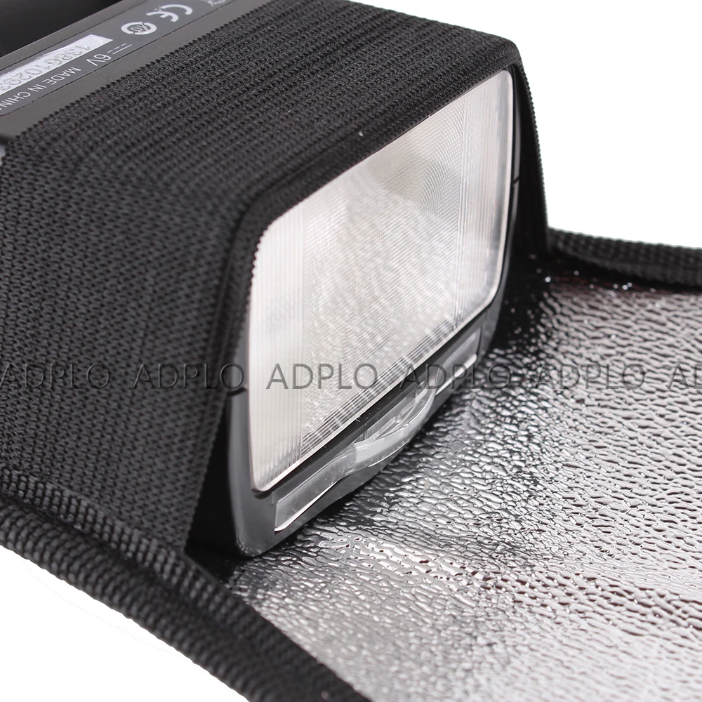 Софтбокс для рассеивания света серебристо белый отражатель два в одном speedlite|flash