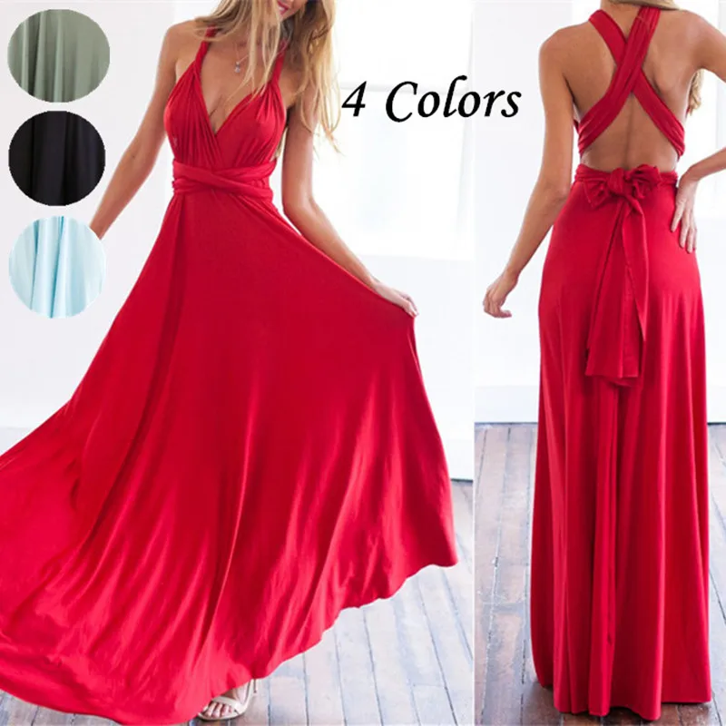 Новинка 2016 женское летнее длинное платье макси сексуальное красное Бандажное