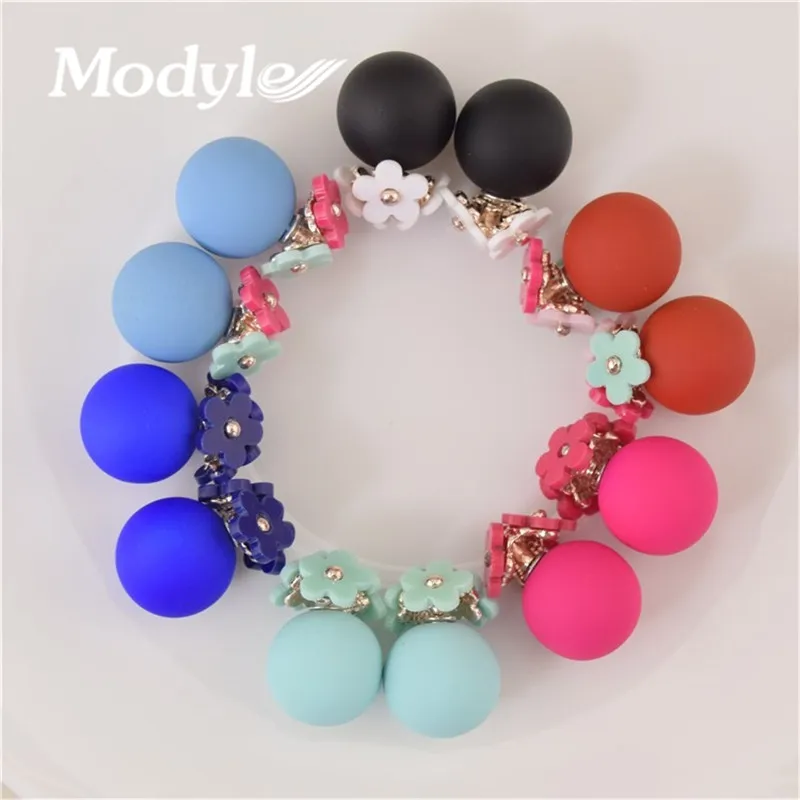 Mostyle новые модные женские роскошные брендовые серьги, индивидуальные Двойные серьги-гвоздики в виде цветка для женщин