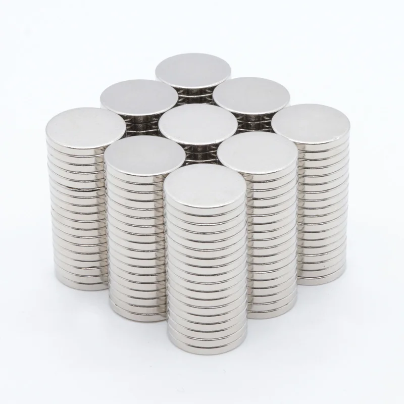 Супермощный редкоземельный неодимовый магнит N35 15x2 мм 50 шт.