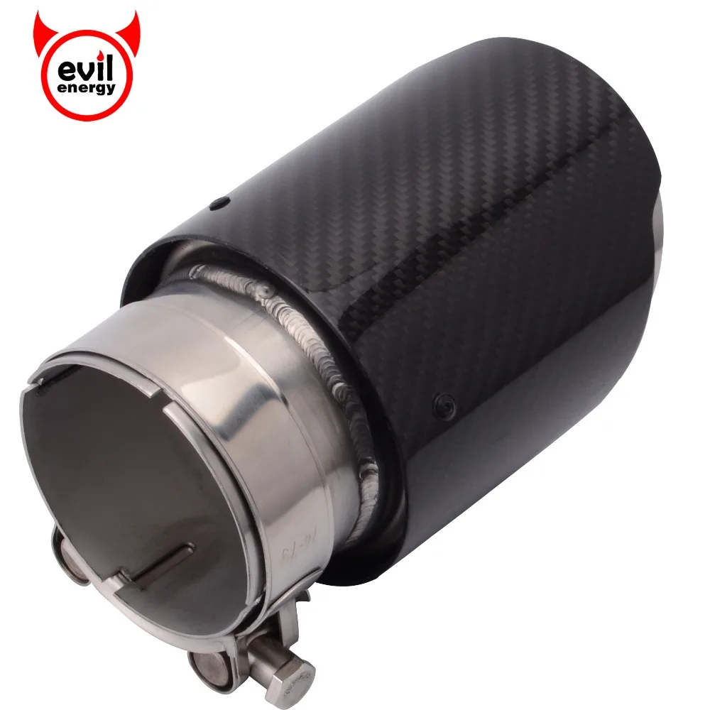 Автомобильный выхлопной глушитель из углеродного волокна evil energy хвостовой