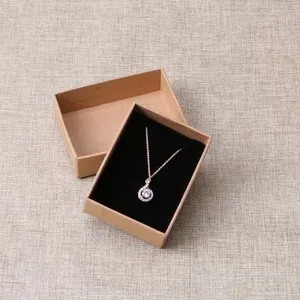 Винтажная крафт-коробка для ожерелья, высокое качество, белый, фиолетовый, розовый ожерелье, серьги, ожерелье, набор, упаковка, коробка, 30 шт.лот, 85*65*30 мм Размер