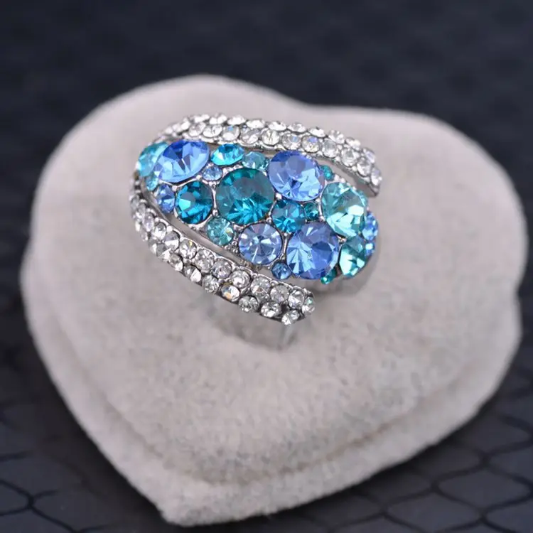 Ограниченное поступление 2020 модное Оригинальное женское кольцо унисекс от Swarovski