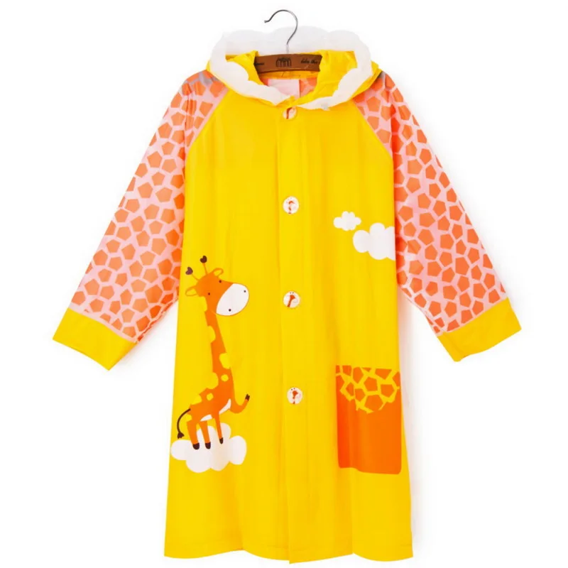 Для женщин Водонепроницаемый плащ детский мультфильм дети Обувь для девочек