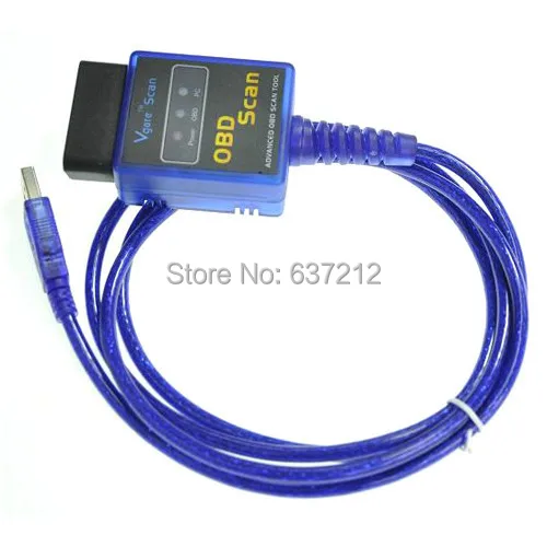 Диагностический сканер 2019 Vgate ELM327 с USB на OBD работает OBD2 автомобилями OBDII
