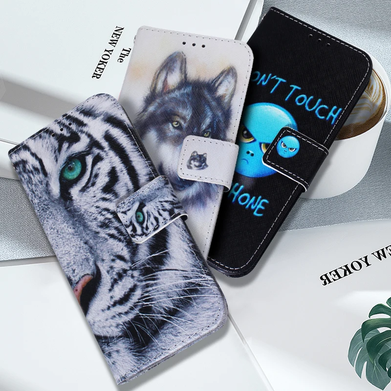 Чехол-Кошелек из искусственной кожи для Huawei P Smart Plus мягкий силиконовый