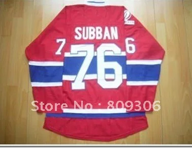 Free shipping Canadiens #76 P.k.Subban Hockey jerseys size:48 56 can mix order|shipping li ion batteries|jerseyjersey club |