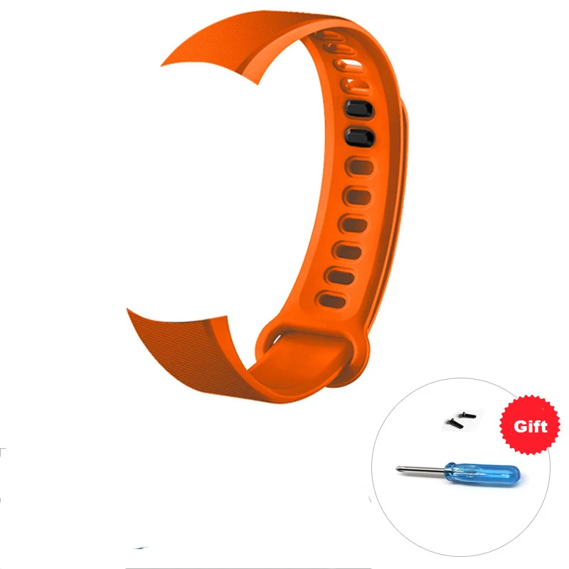 Цветной ремешок для Honor Band 3 браслет на запястье модный спортивный силиконовый