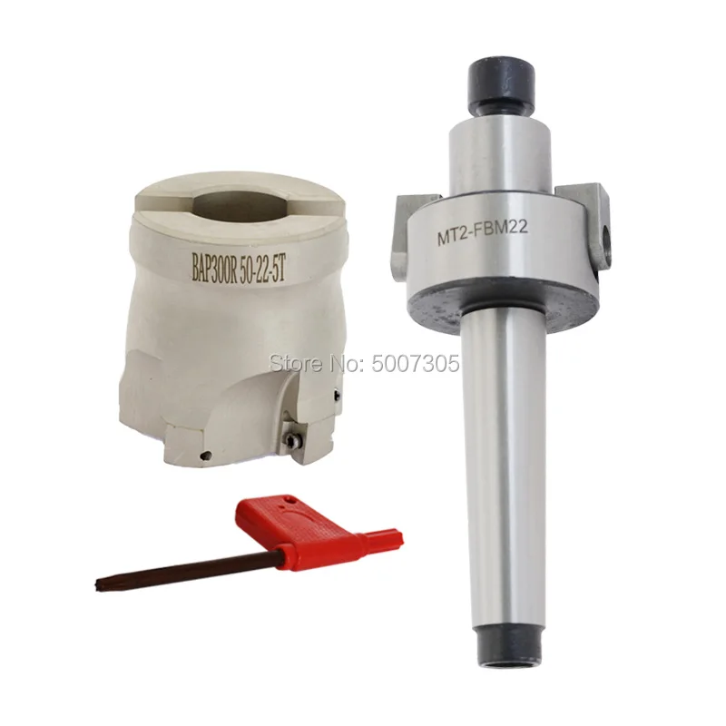 

MT2 MT3 MT4 FMB22 Mohs face milling handle+BAP300R 50 22 5T 63 22 6T face milling cutter head+10pcs APMT1135 H2 carbide blade