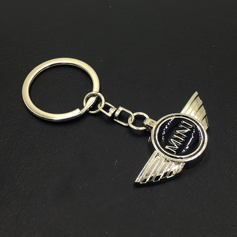 Стайлинг автомобиля металлический брелок с логотипом мини для ключей