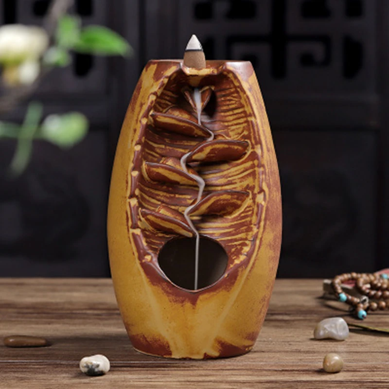 Печи для благовоний с цветной глазурью керамическая ароматерапия подставка