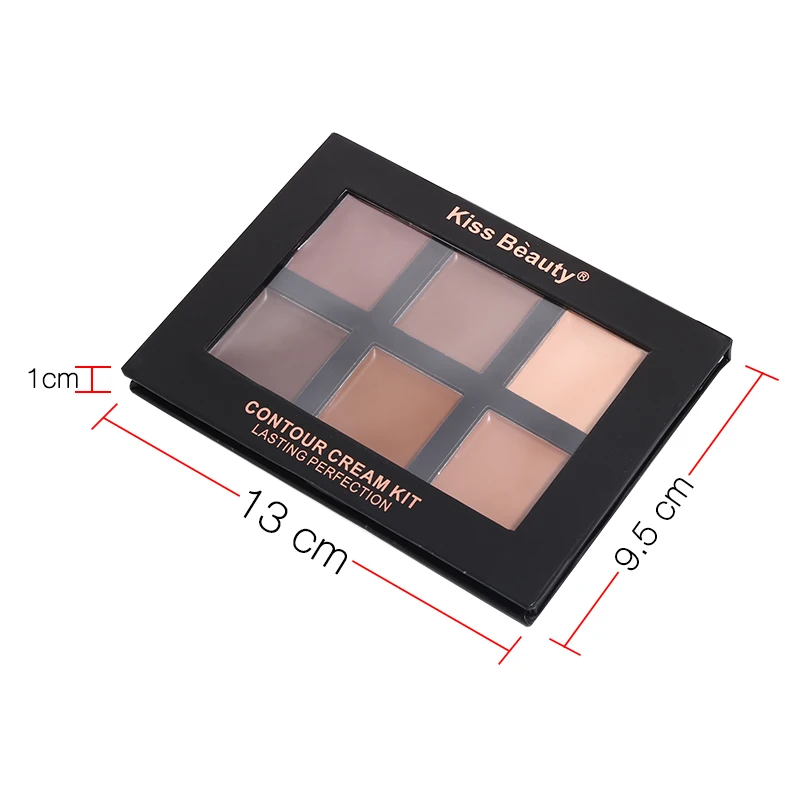 Консилер для лица макияж 6 цветов бронзер палитра кремовый консилер корректор