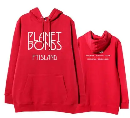 Kpop ftisland planet bonds альбом с надписью все члены пуловер принтом толстовки для