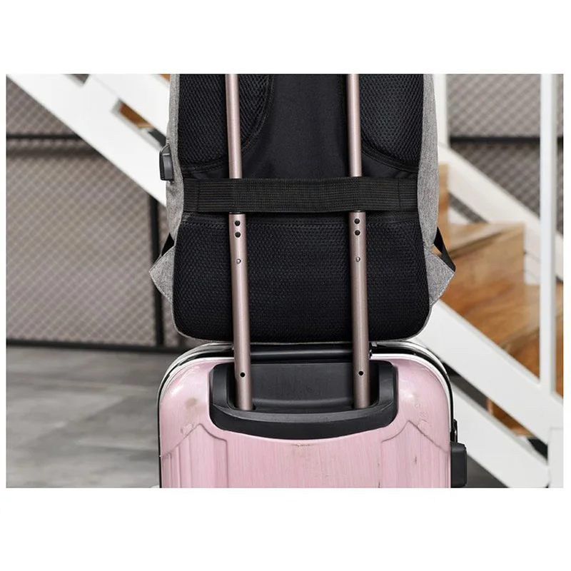 

Business Travel Backpack Men Waterproof Nylon Multi-function Anti Theft Laptop Backpack Smart USB Charging Backpacks School Bags