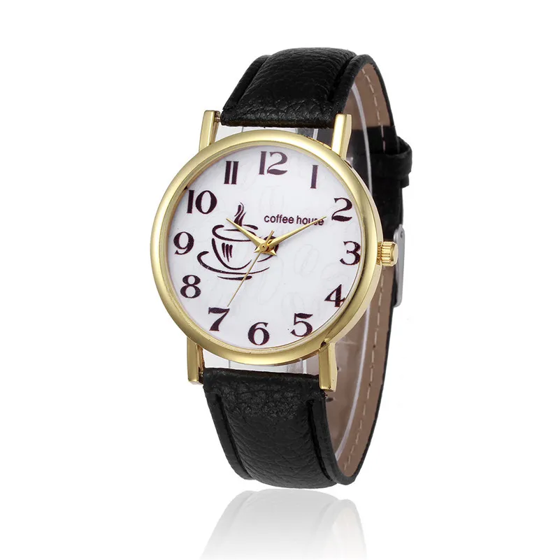 Для женщин часы свободного покроя watchesretro дизайн кожаный ремешок аналог