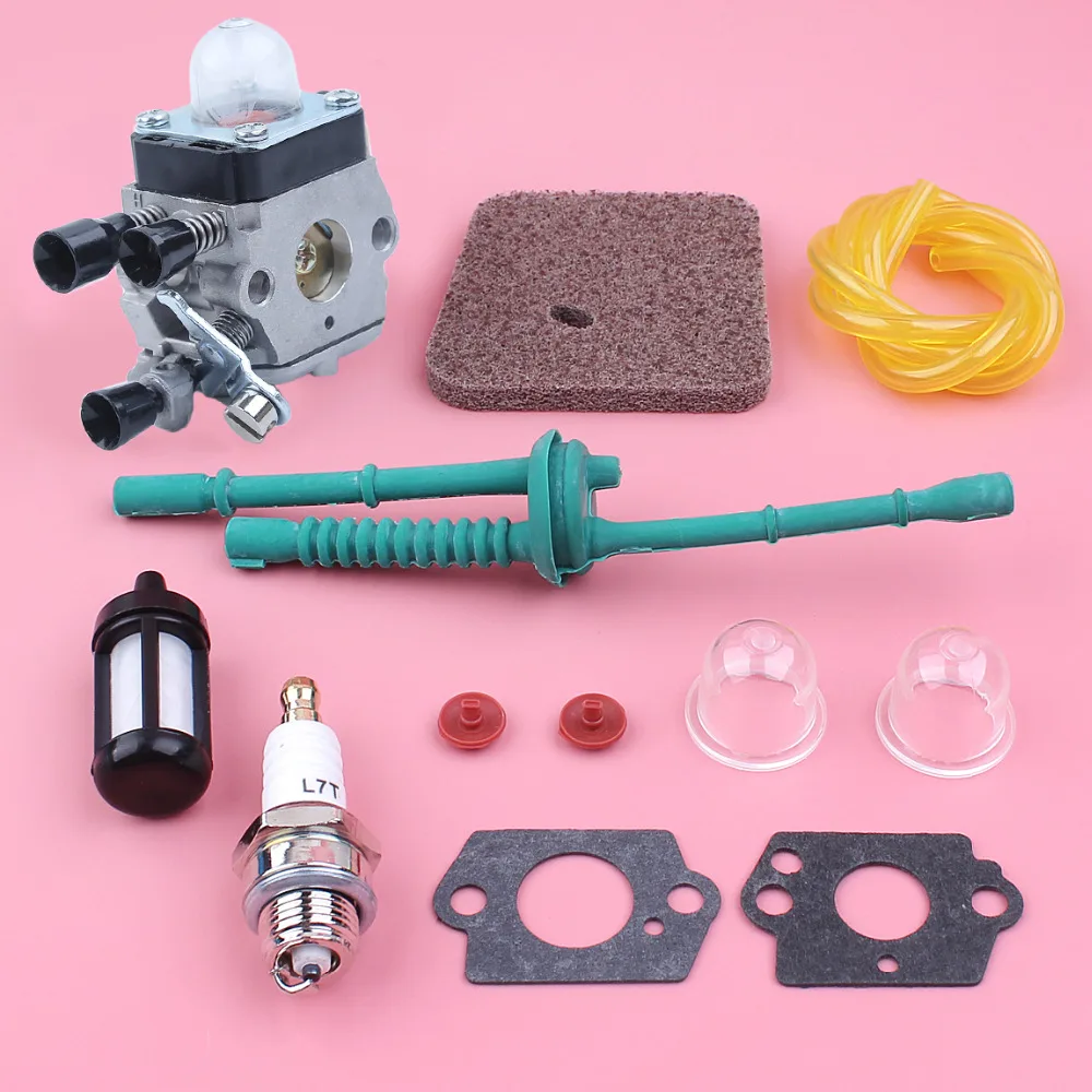 Карбюратор Carb для Stihl FS38 FS45 FS46 FS55 HL45 FC55 воздушный топливный фильтр линия праймер лампа обратный клапан прокладка двигателя Запасная часть