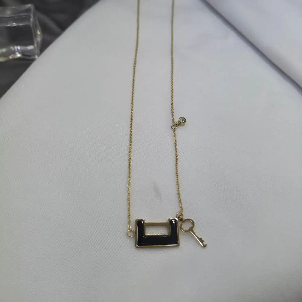 

Love of locks and keys necklace steel