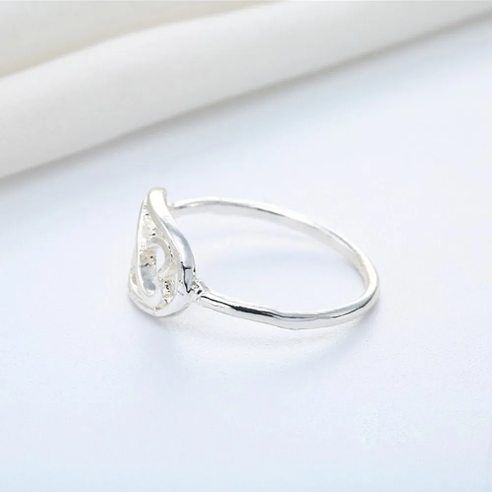 Kinitial Infinity Rings Charms Lucky 8 Ring Knuckle for women Party Geometric Accessories Jewelry anillos mujer | Украшения и