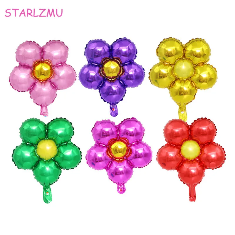 STARLZMU 1 шт. 18 дюймов цветочные воздушные шары розовое золото надувной шар из
