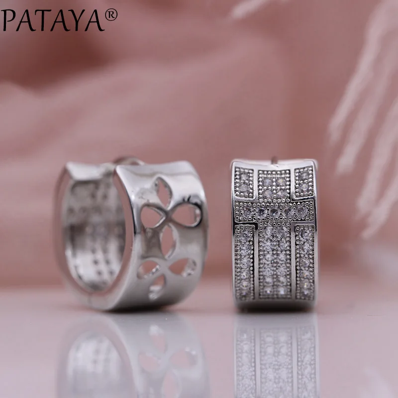 Новинка роскошные свадебные серьги PATAYA женские модные ювелирные изделия для