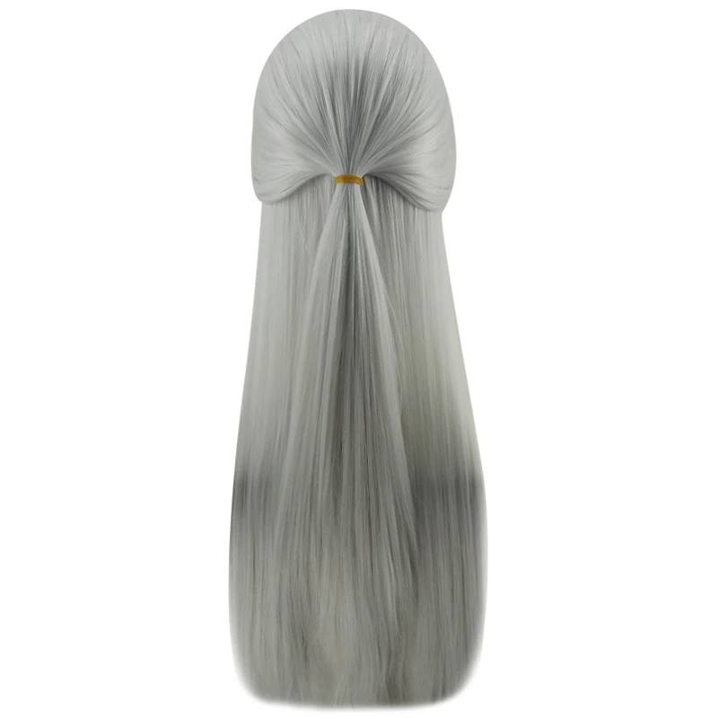 Парик для косплея HAIRJOY серебристо белый Геральт ривии из игры ведьмаков Длинные