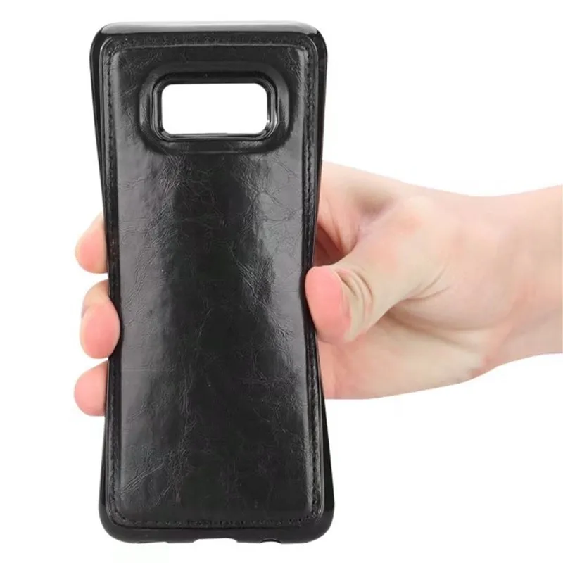 Магнитный чехол 2 в 1 для Samsung S8 S8Plus съемный кожаный чехол-бумажник Galaxy Plus с