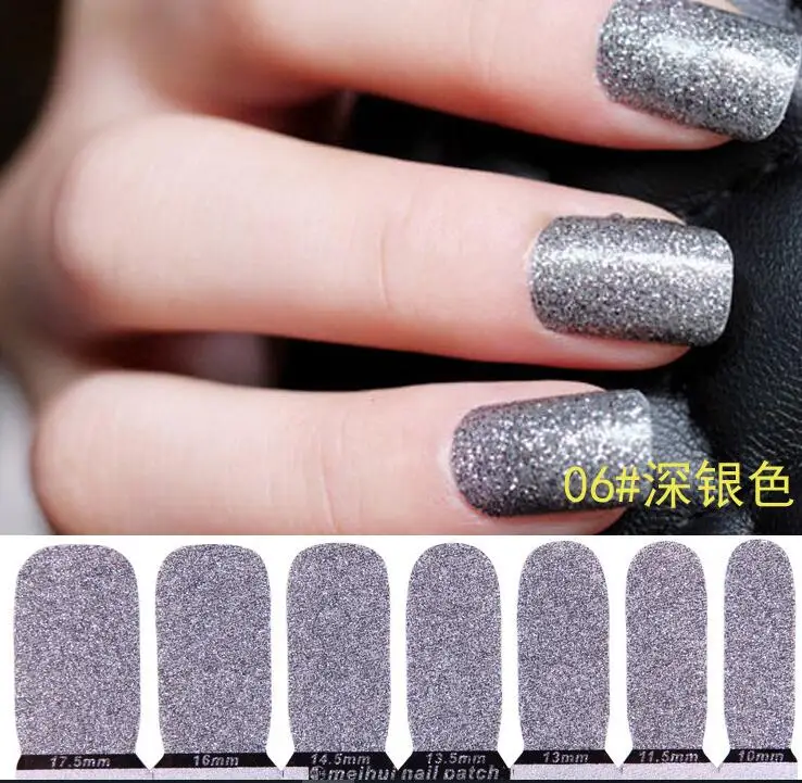 12 шт. однотонные блестящие наклейки для ногтей|sticker nail art decals|nail stickers artnail decals |