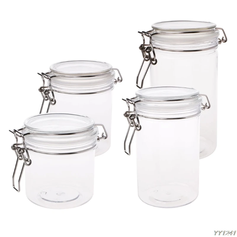 PETP контейнер для хранения пищевых продуктов молочный порошок крышка зажим