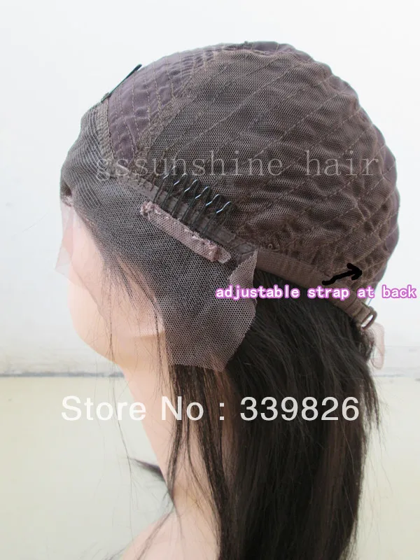 Free shipping! 16&quot #1b natural straight 100% peruvian human hair short bob lace front wig with superior quality |