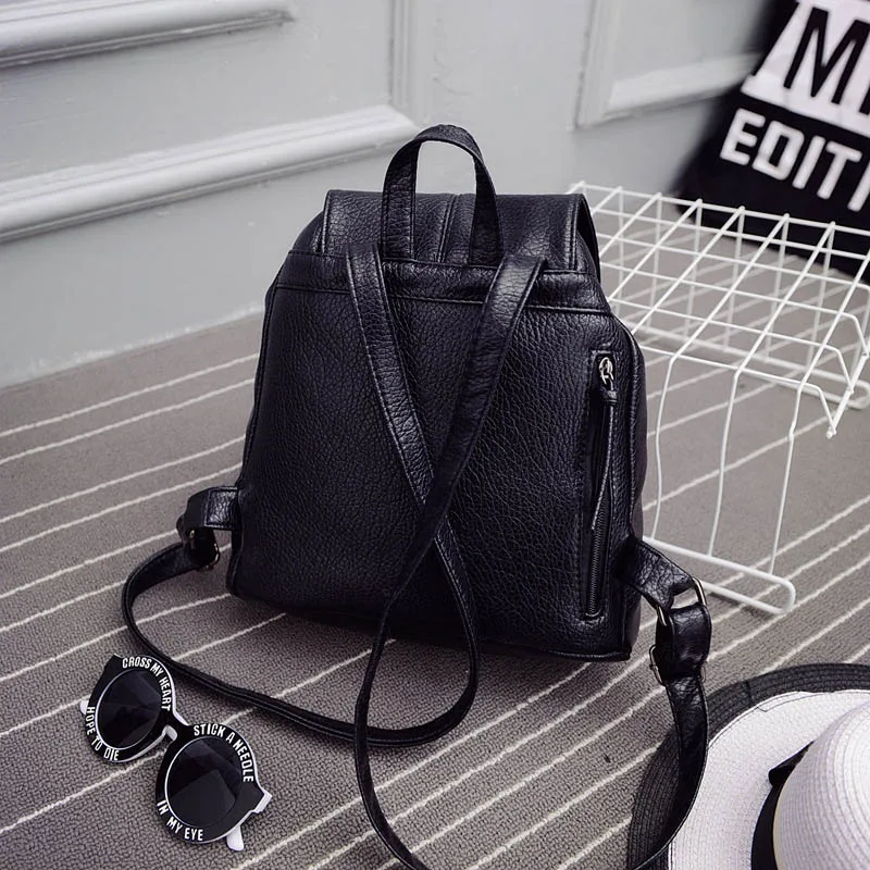 Женский рюкзак WML99 простой винтажный из искусственной кожи на плечо 2019 | Багаж и