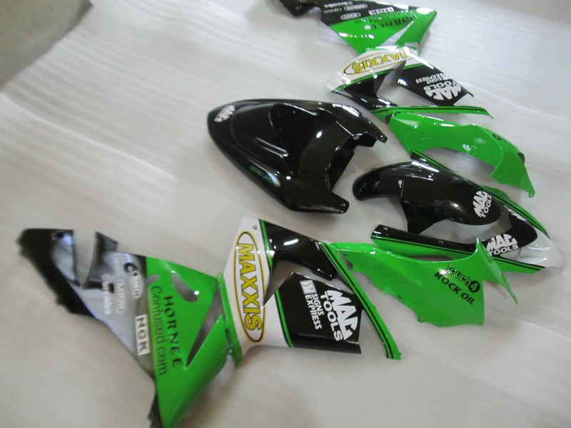 Настроить мотоцикл обтекатель комплекты для Kawasaki ZX10R 2004 2005 NINJA ZX 10R 04 05 зеленый