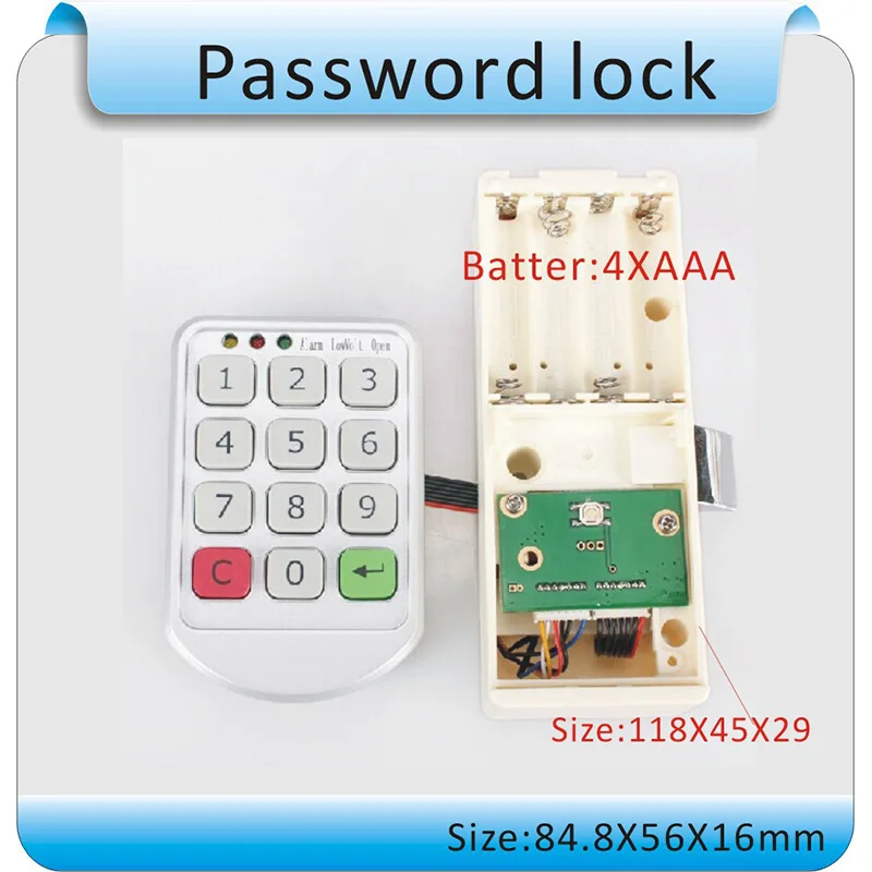 Quality Silver Metal Digital Electronic Password keypad Cabinet Locks | Обустройство дома