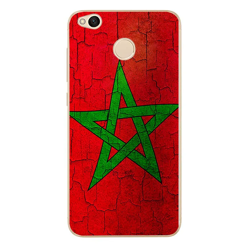 Чехол с марокканским флагом мягкий силиконовый чехол 2018 из ТПУ для телефона redmi4A