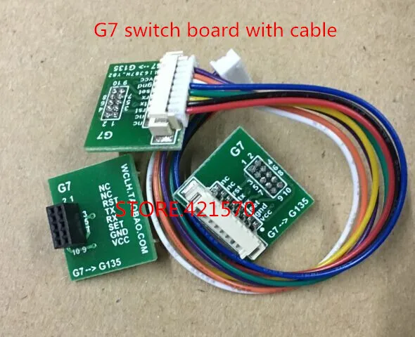 Плата адаптера G7 плата переключателя с кабелем для лазерного датчика PMS7003 PM2.5