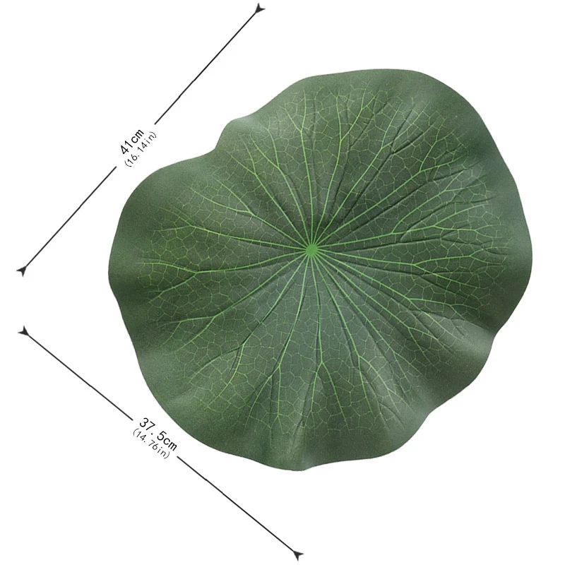 Имитация аквариума листья лотоса искусственные цветы зеленые растения