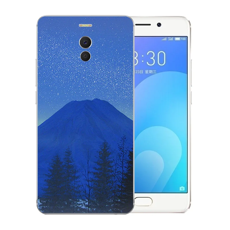 Чехлы для телефонов Meizu M6 Note Capa Landscape Pattern TPU Meilan задняя крышка Note/Blue Charm 6 Funda |