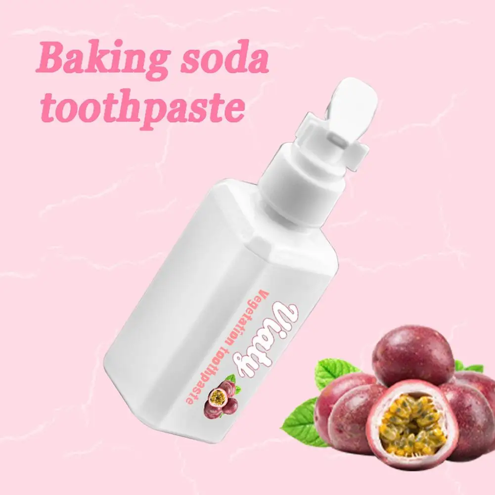 

Hot Passion Fruit Toothpaste Stain Removal Whitening Toothpaste Fight Bleeding Gums Fresh Children Adults