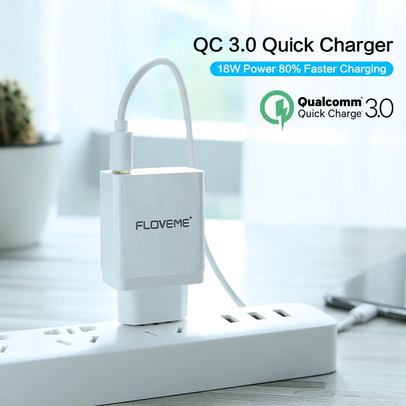 FLOVEME USB зарядное устройство 5V3A Быстрая зарядка 3,0 зарядное устройство для мобильного телефона для iPhone быстрое зарядное устройство адаптер для huawei samsung Galaxy S9+ S8