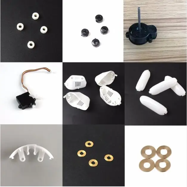 Запасные части для квадрокоптера SJ/RC SJRC S70 S70W, лезвие, пластиковые детали, прокладка, крышка двигателя, абажур, камера, сиденье серводвигателя