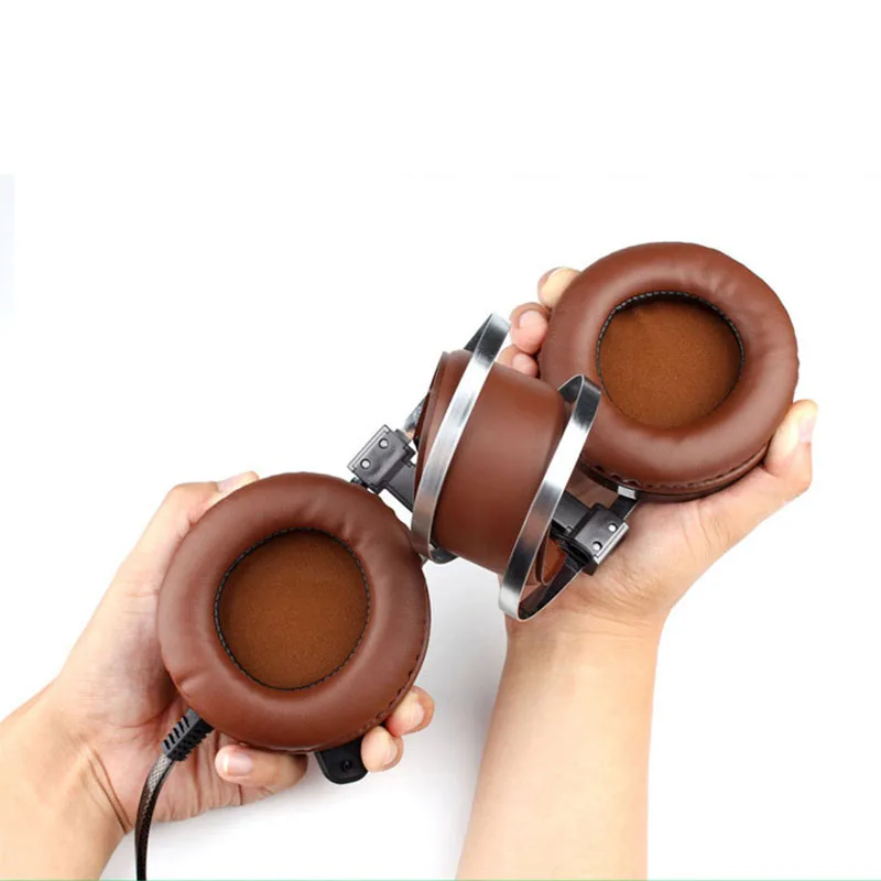 Игровые наушники для ПК игровые киберспорта со светодиодсветильник кой Hi Fi