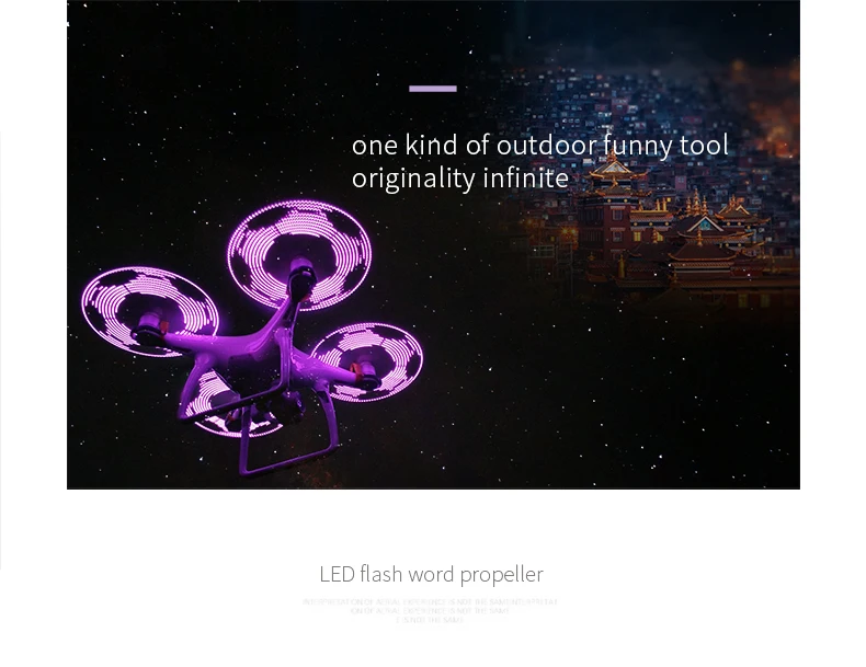 Светодиодный пропеллер Night Fly 9450S Propeller программируемый светодиодный Пропеллер для DJI Phantom 4/4 Advanced/4 Pro/4 Pro