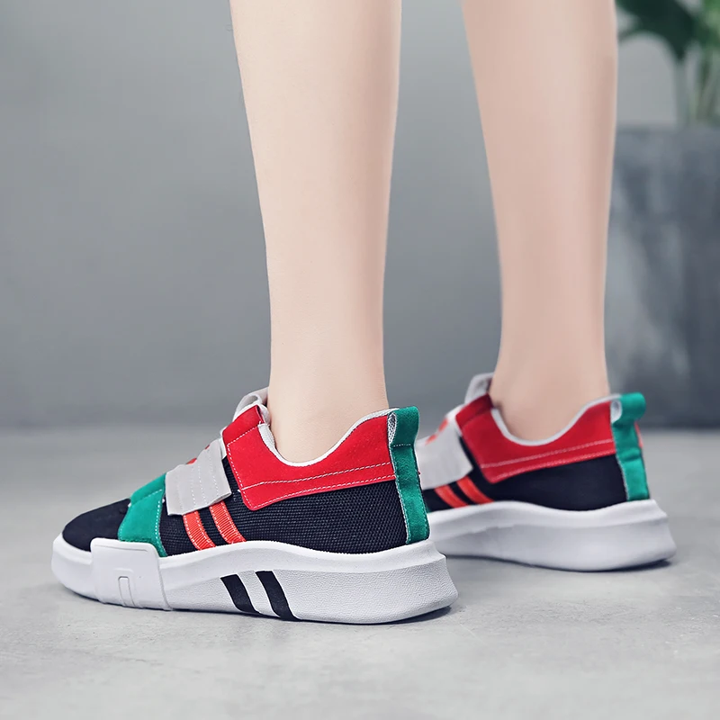 Разноцветные сникерсы Женская Повседневная Вулканизированная обувь