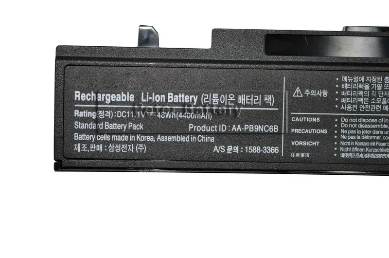 JIGU Оригинальный аккумулятор для ноутбука SAMSUNG 550P5C 550P7C Q530 NP NT R540 R540I RF511 SF410|laptop battery