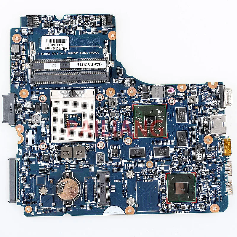 Материнская плата PAILIANG для ноутбука HP Probook 440 450 470 G0 материнская 721522 001 501 601