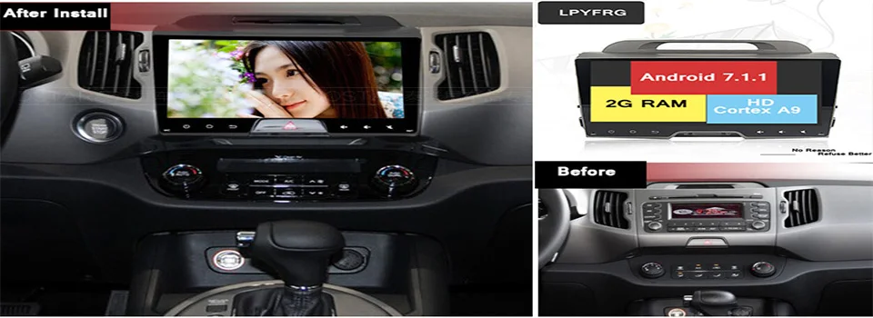 2 Din радио 10,1 дюймов Android 9,0 автомобильный dvd-плеер для Kia Sportage серии 3 2010 2011 2012 2013 Авто головные уборы карта