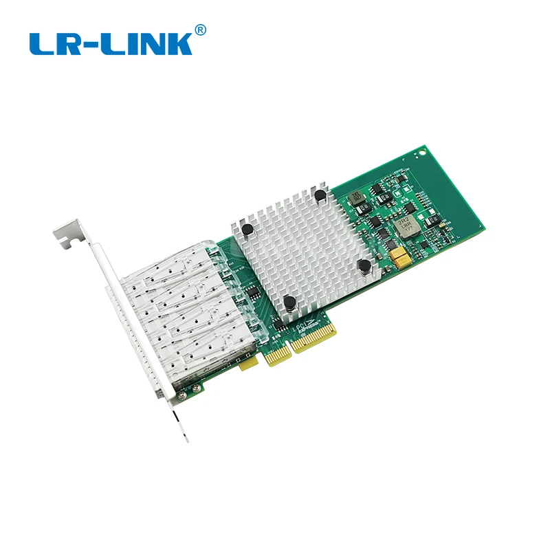 LR-LINK 9714HF-4SFP Intel I350-F4 совместимый PCI Express Quad port Gigabit Ethernet Сетевая карта волоконно-оптический сервер