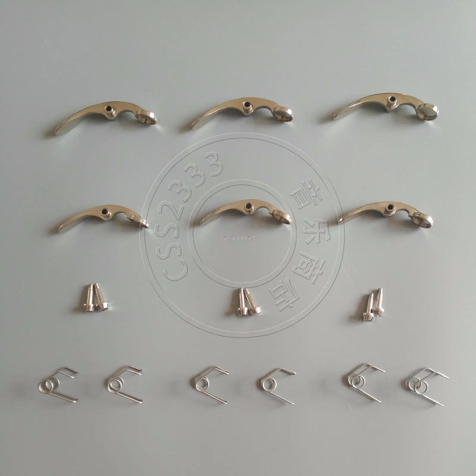 

Trumpet water key/spit Valve for repairing nickel -plated 3 set
