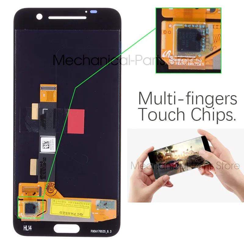 Дисплей для HTC One A9 LCD в сборе с тачскрином Оригинал 5.0&quot Черно белый|5 screen|htc one screenhtc